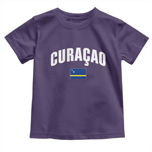 Curaçao National Flag Classic Heritage Toddler T Shirt Caribbean Pride Souvenir