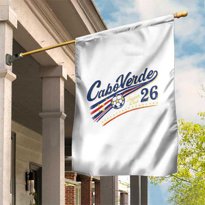 Cabo Verde Soccer Club 26 National Pride Garden Flag Cape Verde Football Fans Retro Sporty Est. 2026 TS02 Print Your Wear