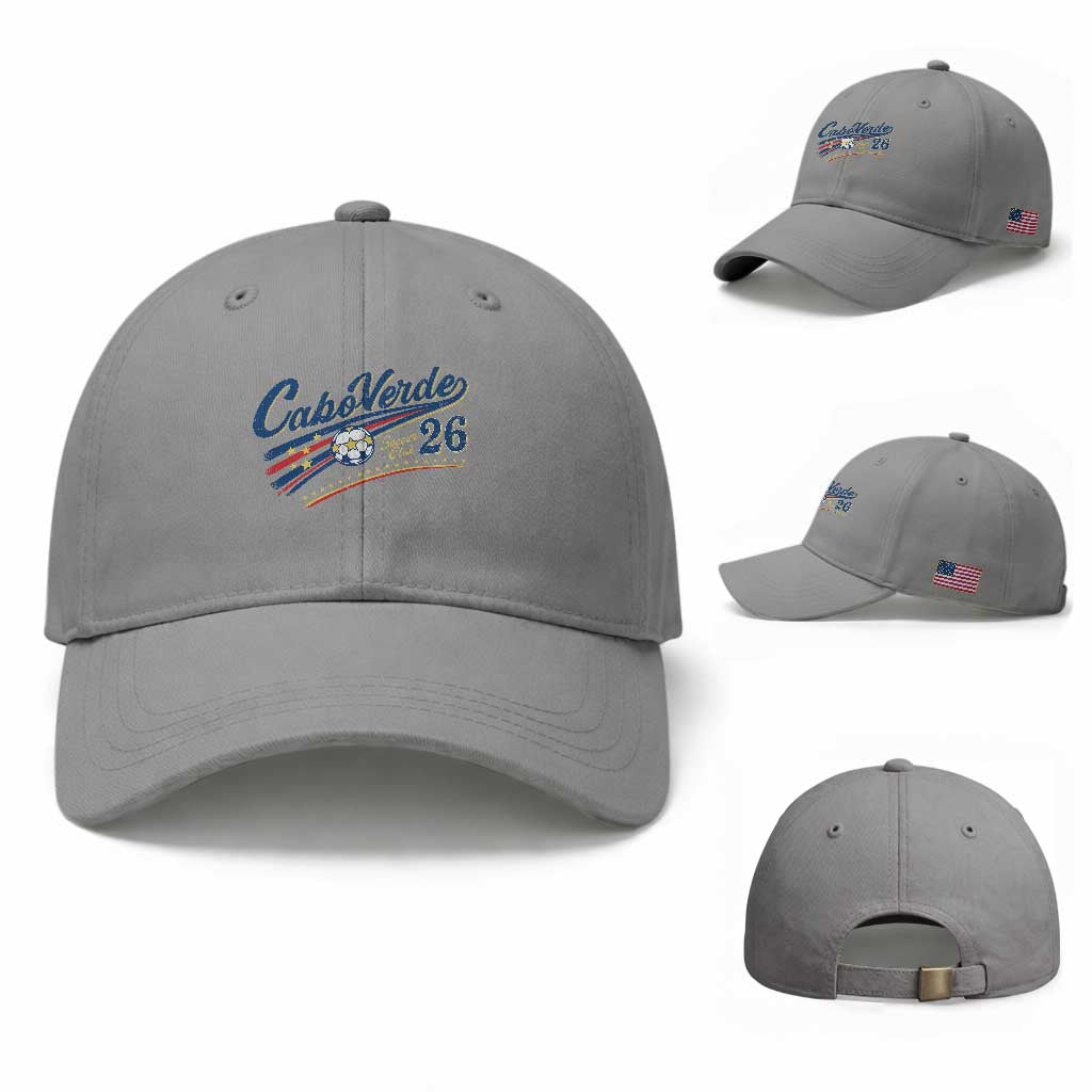 Cabo Verde Soccer Club 26 National Pride Baseball Cap Cape Verde Football Fans Retro Sporty Est. 2026