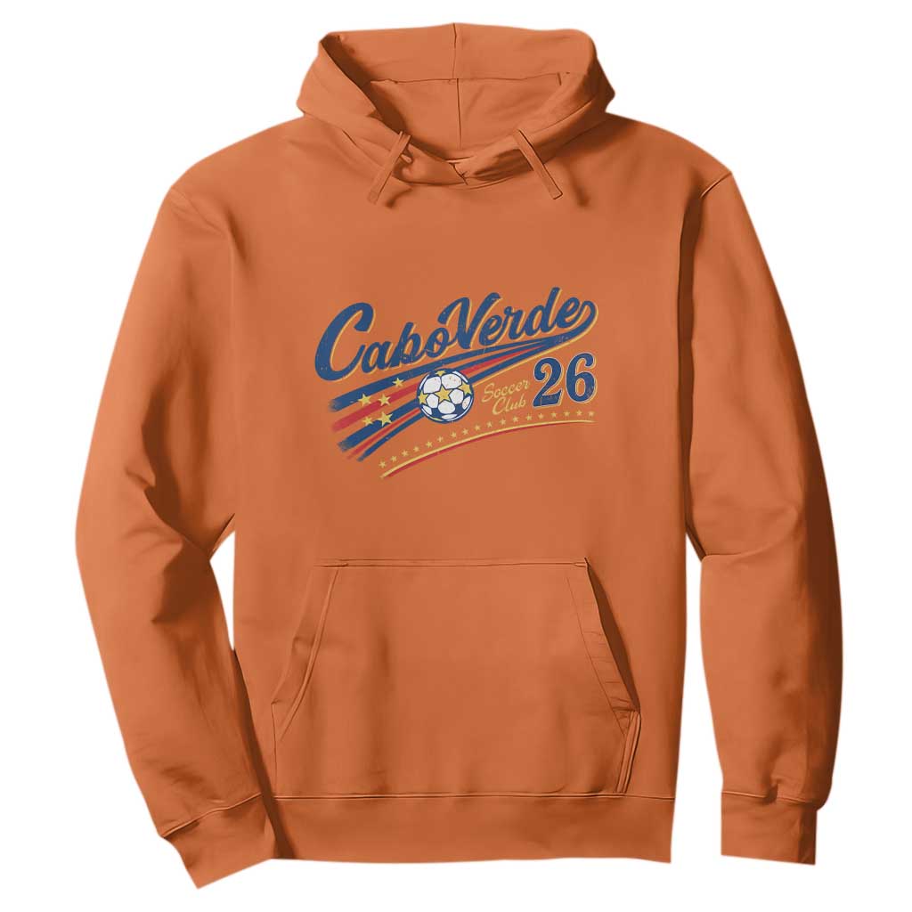 Cabo Verde Soccer Club 26 National Pride Hoodie Cape Verde Football Fans Retro Sporty Est. 2026