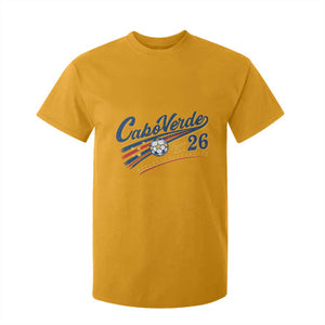 Cabo Verde Soccer Club 26 National Pride T Shirt For Kid Cape Verde Football Fans Retro Sporty Est. 2026