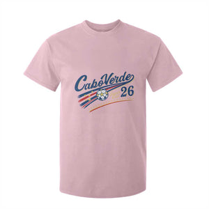 Cabo Verde Soccer Club 26 National Pride T Shirt For Kid Cape Verde Football Fans Retro Sporty Est. 2026