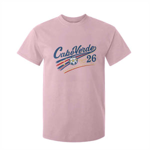 Cabo Verde Soccer Club 26 National Pride T Shirt For Kid Cape Verde Football Fans Retro Sporty Est. 2026 TS02 Light Pink Print Your Wear