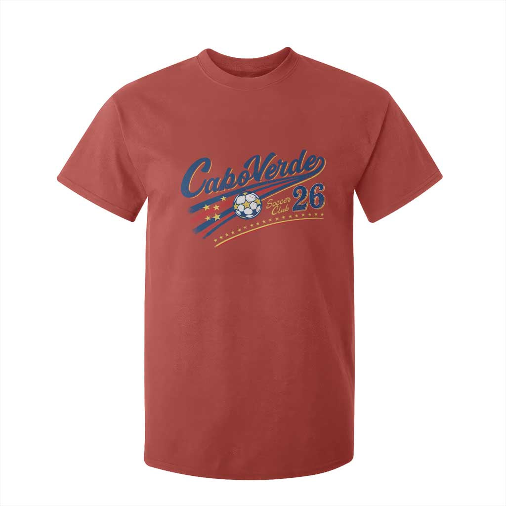 Cabo Verde Soccer Club 26 National Pride T Shirt For Kid Cape Verde Football Fans Retro Sporty Est. 2026 TS02 Red Print Your Wear