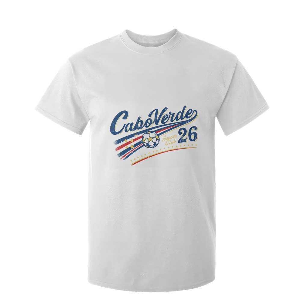 Cabo Verde Soccer Club 26 National Pride T Shirt For Kid Cape Verde Football Fans Retro Sporty Est. 2026