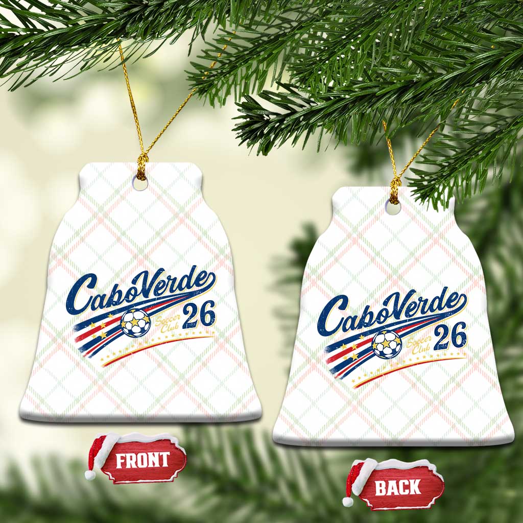 Cabo Verde Soccer Club 26 National Pride Ceramic Ornament Cape Verde Football Fans Retro Sporty Est. 2026
