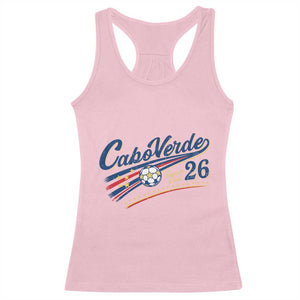 Cabo Verde Soccer Club 26 National Pride Racerback Tank Top Cape Verde Football Fans Retro Sporty Est. 2026