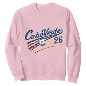 Cabo Verde Soccer Club 26 National Pride Sweatshirt Cape Verde Football Fans Retro Sporty Est. 2026