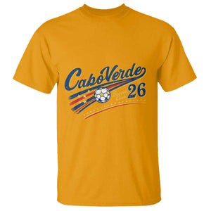 Cabo Verde Soccer Club 26 National Pride T Shirt Cape Verde Football Fans Retro Sporty Est. 2026