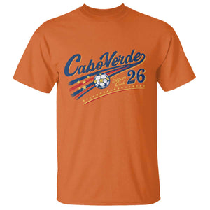 Cabo Verde Soccer Club 26 National Pride T Shirt Cape Verde Football Fans Retro Sporty Est. 2026 TS02 Orange Print Your Wear