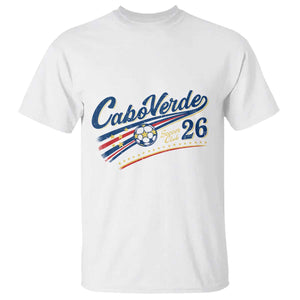Cabo Verde Soccer Club 26 National Pride T Shirt Cape Verde Football Fans Retro Sporty Est. 2026