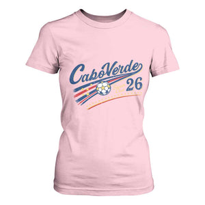 Cabo Verde Soccer Club 26 National Pride T Shirt For Women Cape Verde Football Fans Retro Sporty Est. 2026