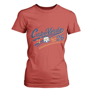 Cabo Verde Soccer Club 26 National Pride T Shirt For Women Cape Verde Football Fans Retro Sporty Est. 2026