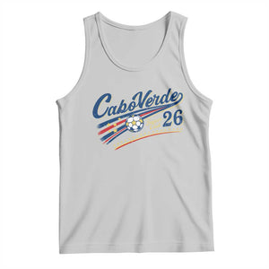 Cabo Verde Soccer Club 26 National Pride Tank Top Cape Verde Football Fans Retro Sporty Est. 2026 TS02 Ash Print Your Wear