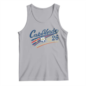 Cabo Verde Soccer Club 26 National Pride Tank Top Cape Verde Football Fans Retro Sporty Est. 2026 TS02 Athletic Heather Print Your Wear