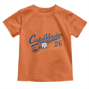 Cabo Verde Soccer Club 26 National Pride Toddler T Shirt Cape Verde Football Fans Retro Sporty Est. 2026