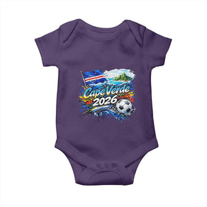 Cape Verde Soccer 2026 Island Flag Baby Onesie Cabo Verde Football Team Fans Tropical Pride Gift