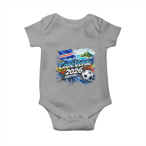 Cape Verde Soccer 2026 Island Flag Baby Onesie Cabo Verde Football Team Fans Tropical Pride Gift