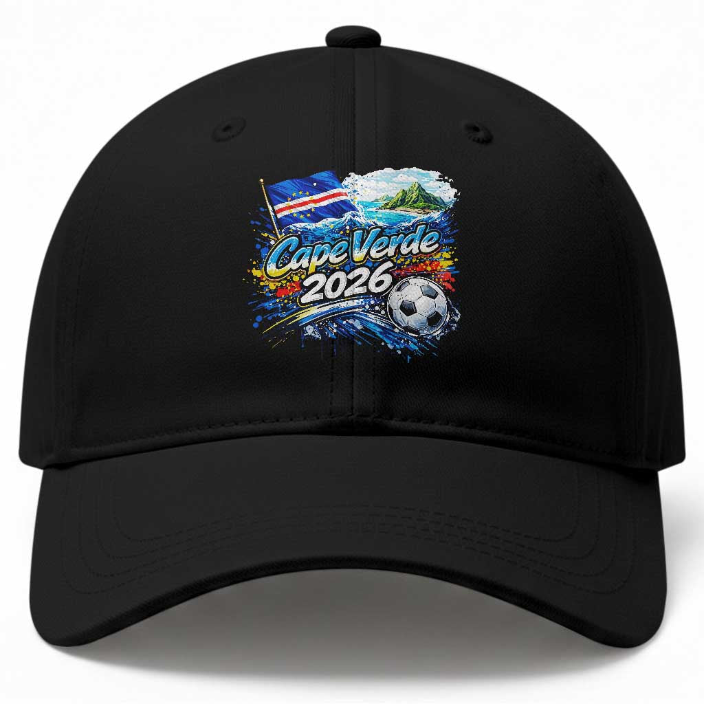 Cape Verde Soccer 2026 Island Flag Baseball Cap Cabo Verde Football Team Fans Tropical Pride Gift
