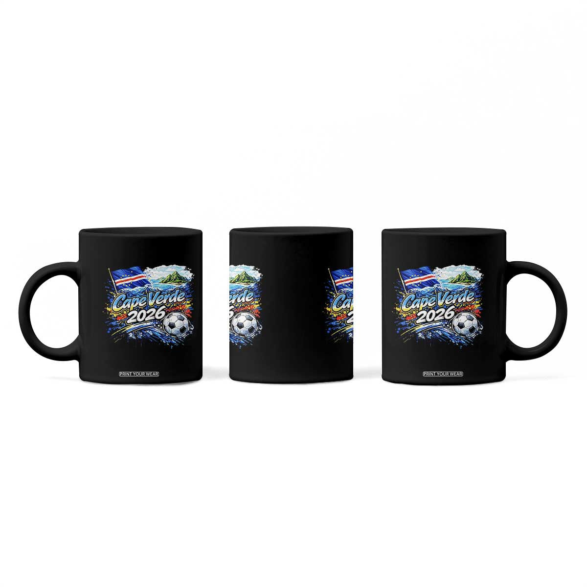 Cape Verde Soccer 2026 Island Flag Coffee Mug Cabo Verde Football Team Fans Tropical Pride Gift TS02 Print Your Wear