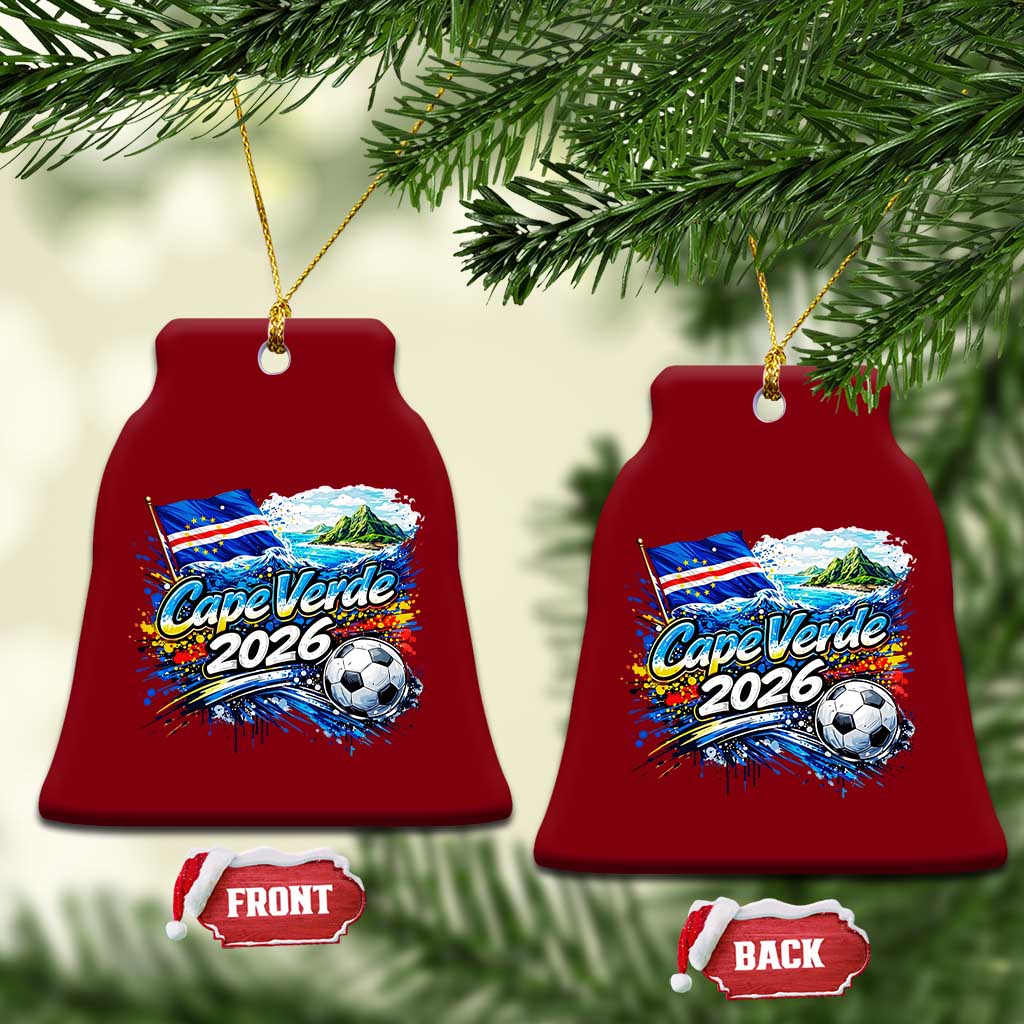 Cape Verde Soccer 2026 Island Flag Ceramic Ornament Cabo Verde Football Team Fans Tropical Pride Gift