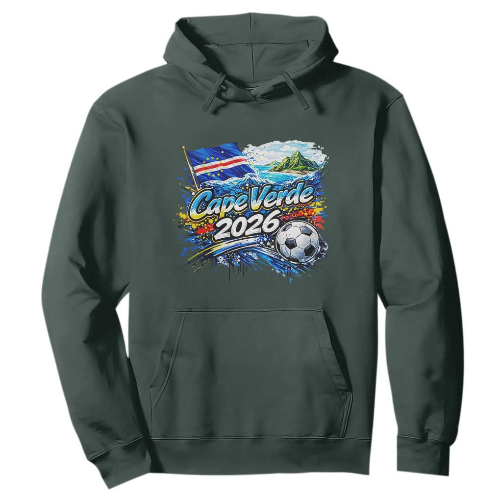 Cape Verde Soccer 2026 Island Flag Hoodie Cabo Verde Football Team Fans Tropical Pride Gift