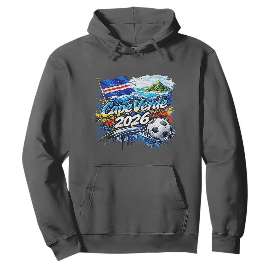 Cape Verde Soccer 2026 Island Flag Hoodie Cabo Verde Football Team Fans Tropical Pride Gift