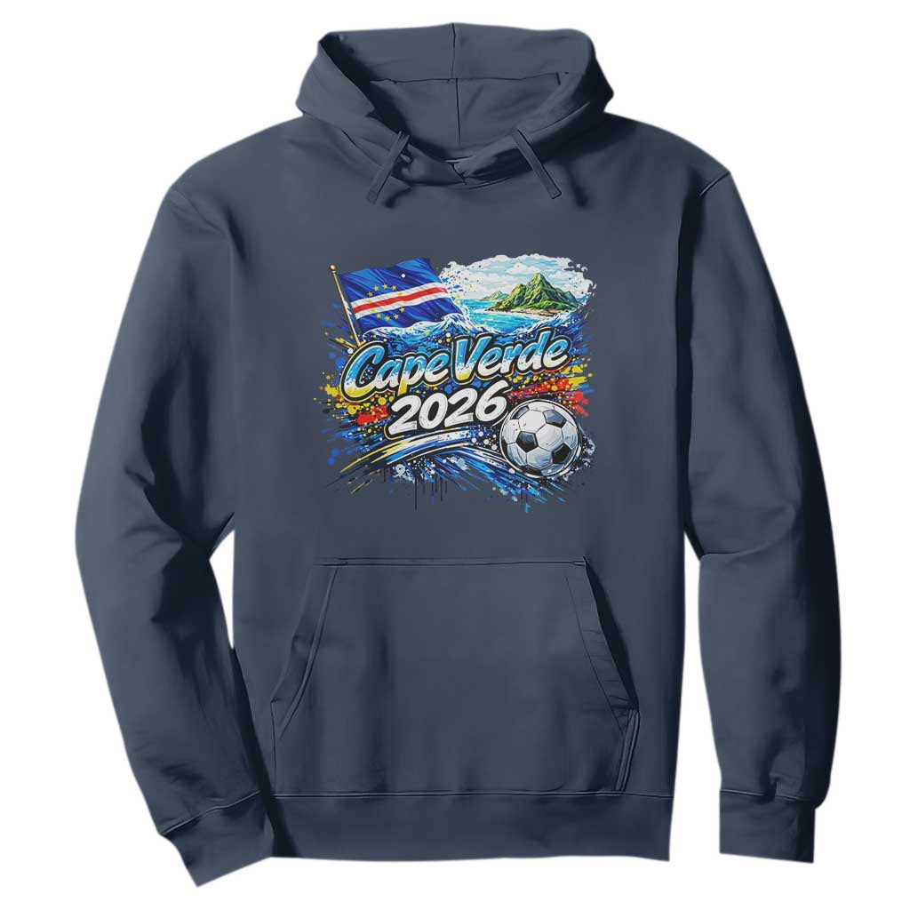 Cape Verde Soccer 2026 Island Flag Hoodie Cabo Verde Football Team Fans Tropical Pride Gift