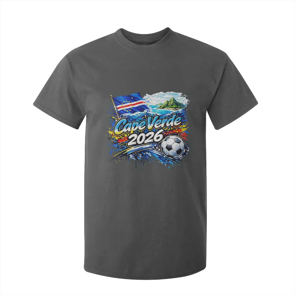 Cape Verde Soccer 2026 Island Flag T Shirt For Kid Cabo Verde Football Team Fans Tropical Pride Gift