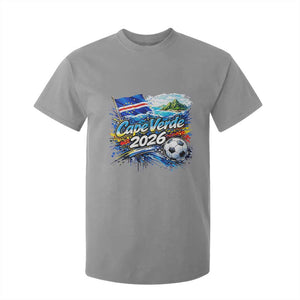 Cape Verde Soccer 2026 Island Flag T Shirt For Kid Cabo Verde Football Team Fans Tropical Pride Gift