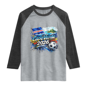 Cape Verde Soccer 2026 Island Flag Raglan Shirt Cabo Verde Football Team Fans Tropical Pride Gift