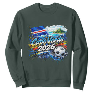 Cape Verde Soccer 2026 Island Flag Sweatshirt Cabo Verde Football Team Fans Tropical Pride Gift