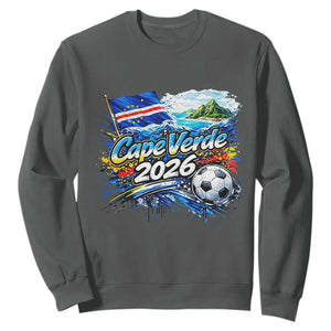 Cape Verde Soccer 2026 Island Flag Sweatshirt Cabo Verde Football Team Fans Tropical Pride Gift