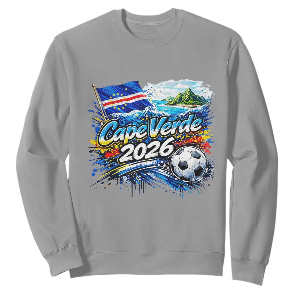 Cape Verde Soccer 2026 Island Flag Sweatshirt Cabo Verde Football Team Fans Tropical Pride Gift