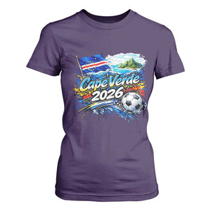 Cape Verde Soccer 2026 Island Flag T Shirt For Women Cabo Verde Football Team Fans Tropical Pride Gift