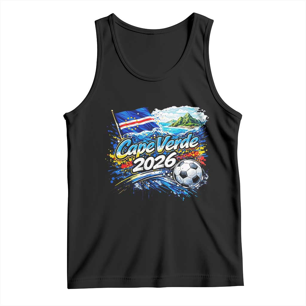 Cape Verde Soccer 2026 Island Flag Tank Top Cabo Verde Football Team Fans Tropical Pride Gift