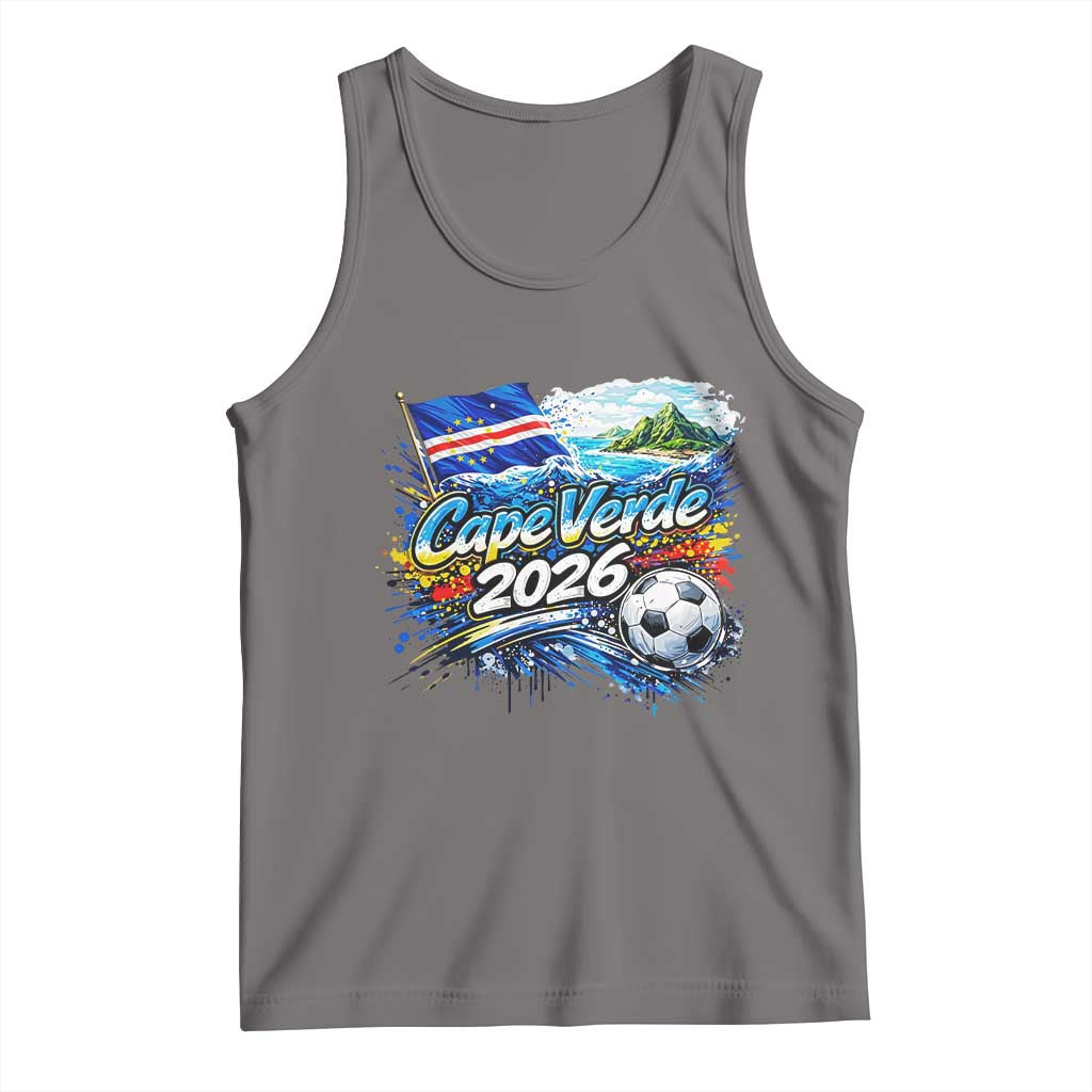 Cape Verde Soccer 2026 Island Flag Tank Top Cabo Verde Football Team Fans Tropical Pride Gift