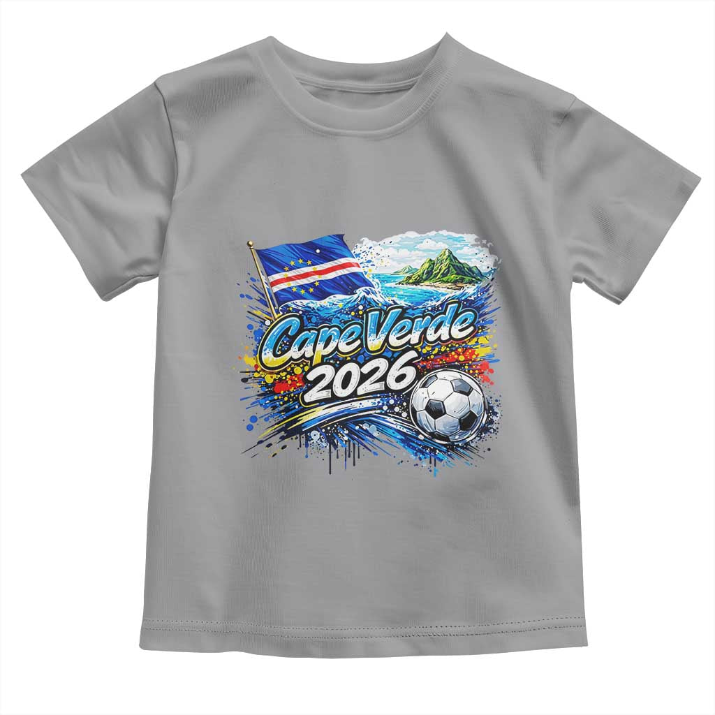 Cape Verde Soccer 2026 Island Flag Toddler T Shirt Cabo Verde Football Team Fans Tropical Pride Gift