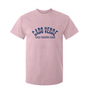 Forca Tubaroes Azuis Cabo Verde National Pride T Shirt For Kid Cape Verde Football Fans Blue Sharks Heritage