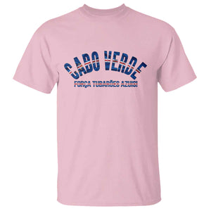 Forca Tubaroes Azuis Cabo Verde National Pride T Shirt Cape Verde Football Fans Blue Sharks Heritage