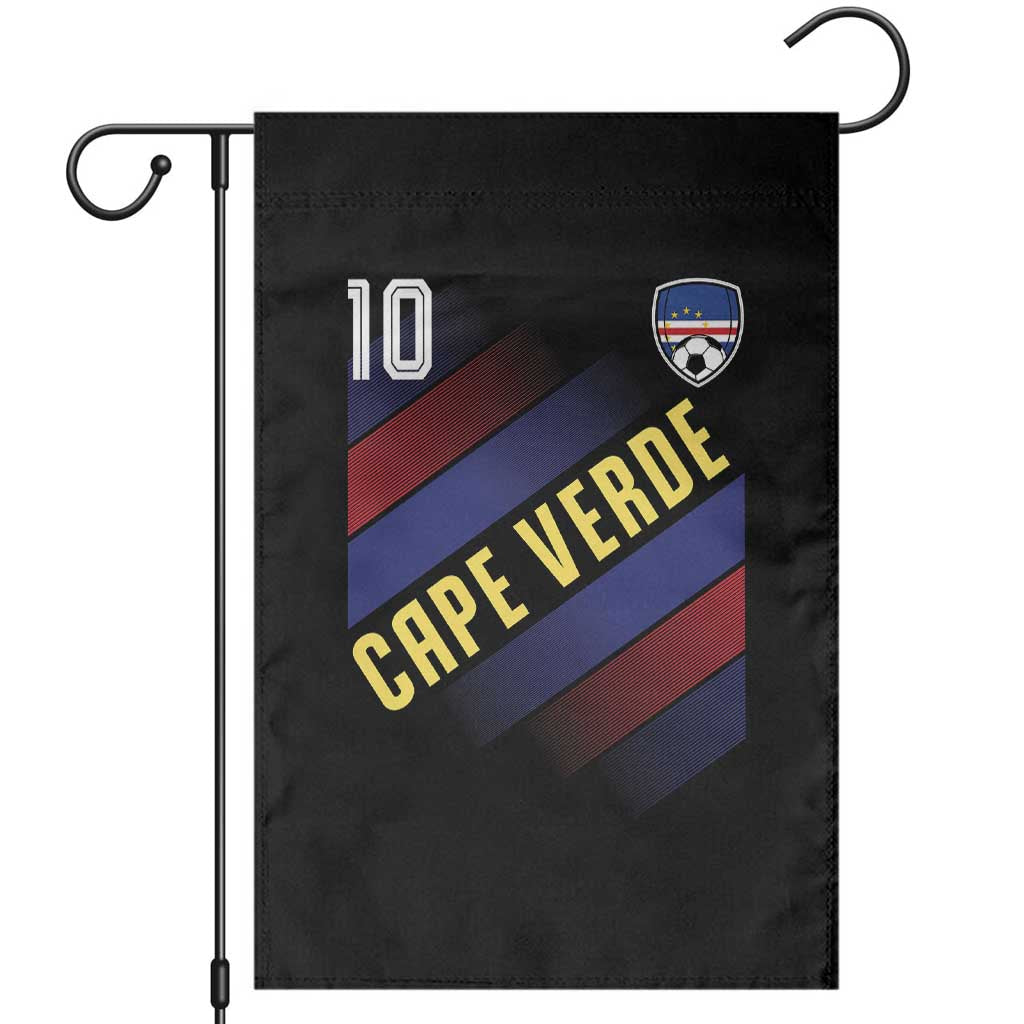 Cape Verde Soccer Jersey Style National Pride Garden Flag Cabo Verde Football Fans Number 10 Athletic