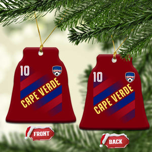 Cape Verde Soccer Jersey Style National Pride Ceramic Ornament Cabo Verde Football Fans Number 10 Athletic