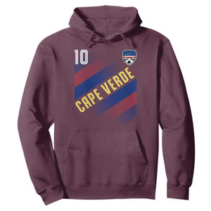 Cape Verde Soccer Jersey Style National Pride Hoodie Cabo Verde Football Fans Number 10 Athletic