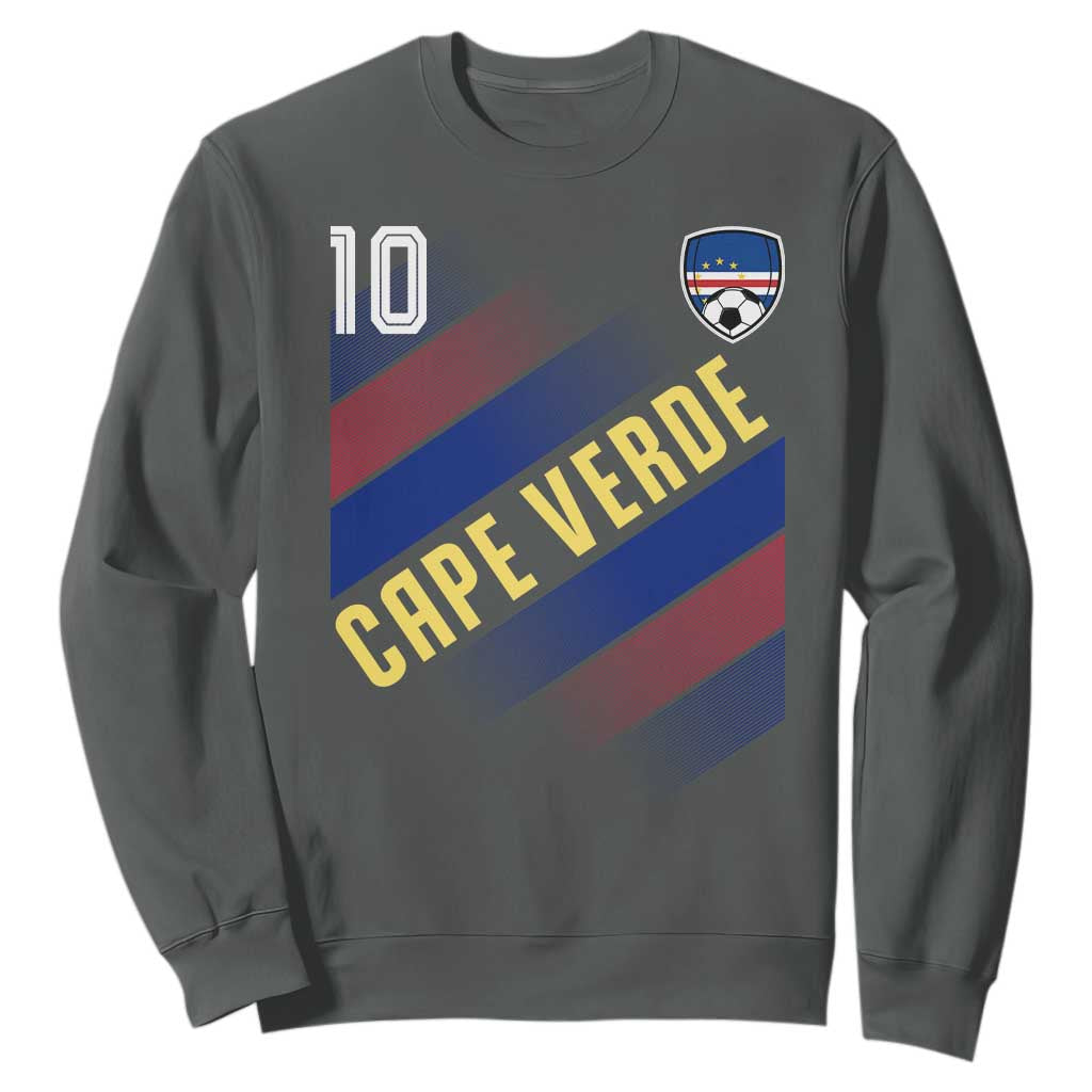 Cape Verde Soccer Jersey Style National Pride Sweatshirt Cabo Verde Football Fans Number 10 Athletic