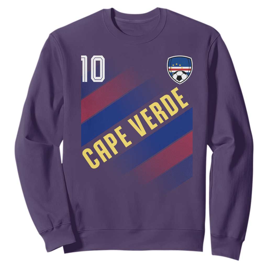 Cape Verde Soccer Jersey Style National Pride Sweatshirt Cabo Verde Football Fans Number 10 Athletic
