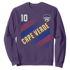 Cape Verde Soccer Jersey Style National Pride Sweatshirt Cabo Verde Football Fans Number 10 Athletic