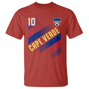 Cape Verde Soccer Jersey Style National Pride T Shirt Cabo Verde Football Fans Number 10 Athletic