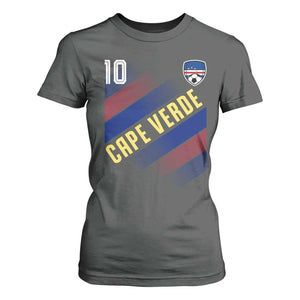 Cape Verde Soccer Jersey Style National Pride T Shirt For Women Cabo Verde Football Fans Number 10 Athletic
