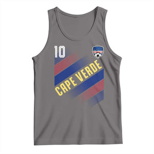 Cape Verde Soccer Jersey Style National Pride Tank Top Cabo Verde Football Fans Number 10 Athletic