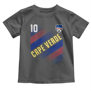 Cape Verde Soccer Jersey Style National Pride Toddler T Shirt Cabo Verde Football Fans Number 10 Athletic
